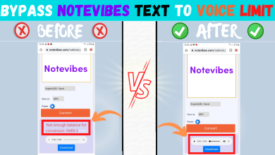 Bypass Notevibes text to voice Limit 2022