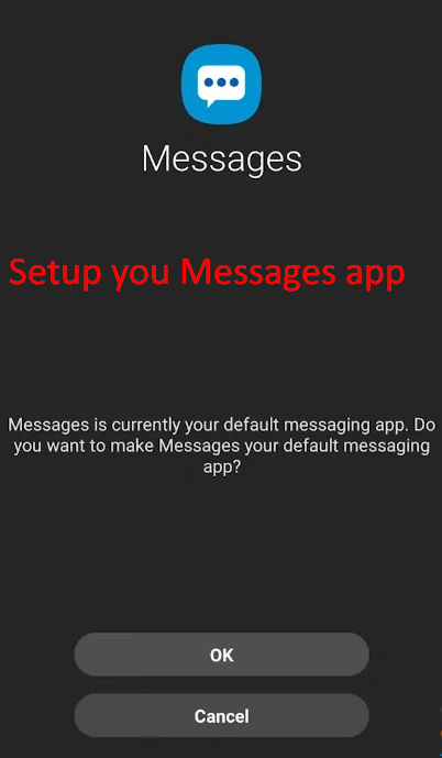 Message app