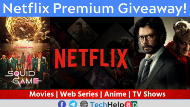 Netflix Premium Giveaway 780 x 460 px