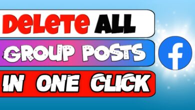 delete all group post
